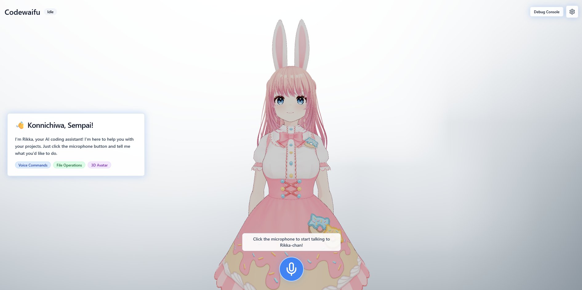 CodeWaifu: VTuber Voice Assistant